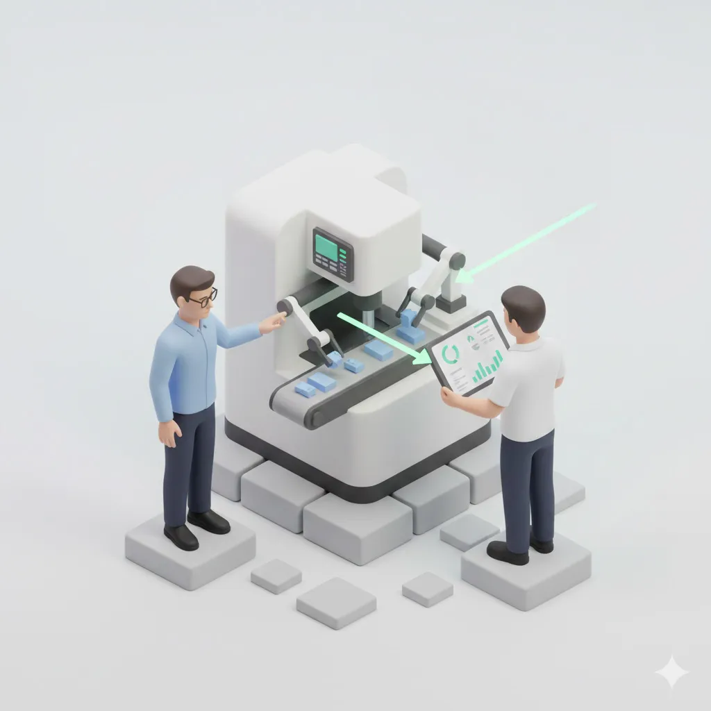 บริการสาธิตการทำงานของเครื่องจริง